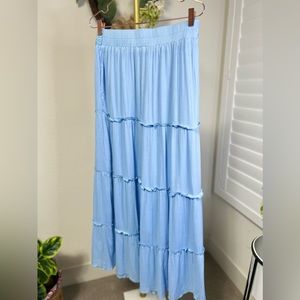 Maxi tiered skirt